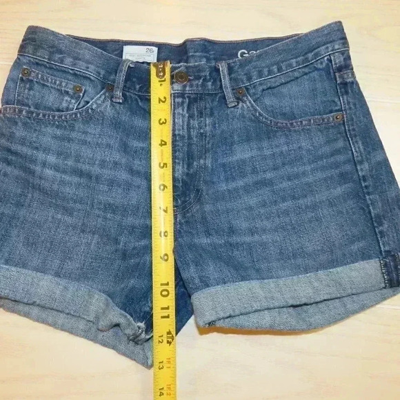 Gap 1969 sexy boyfriend denim Jean shorts Size 26 - Picture 7 of 8